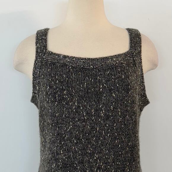 Chico’s Fergie Sparkle Sleeveless Tank Sweater Wool Shimmer Size 2 (US 12) NWT - Picture 2 of 10